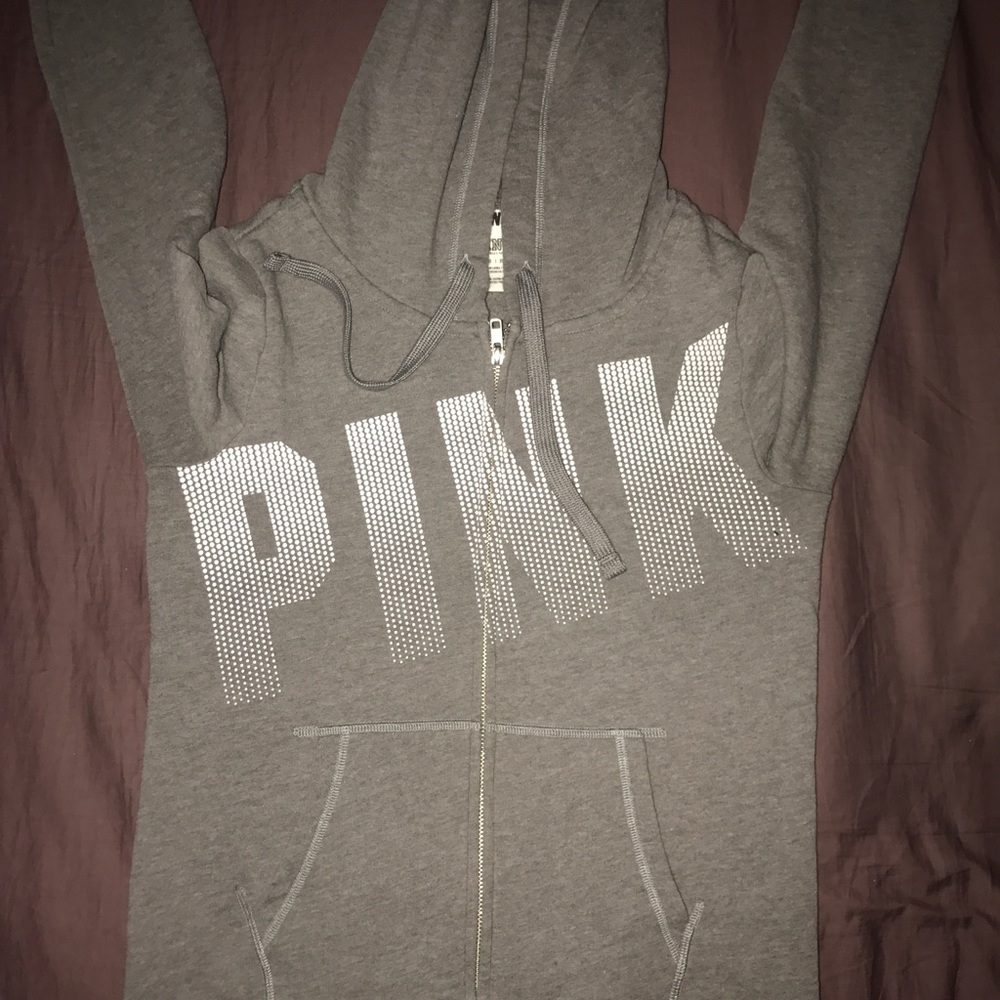 VS PINK ZIP HOODIE